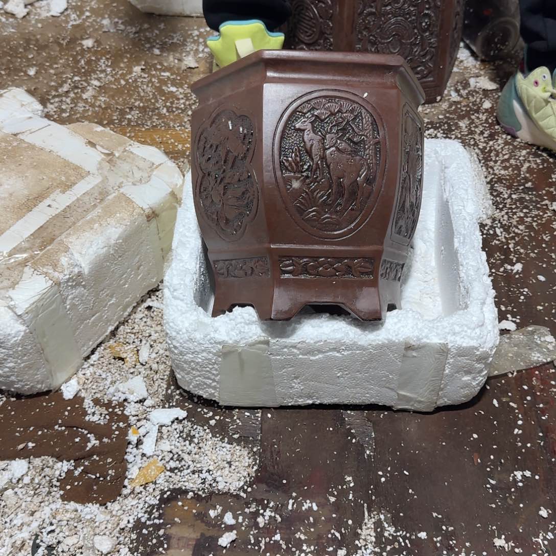 紫砂花盆口径20.20口径