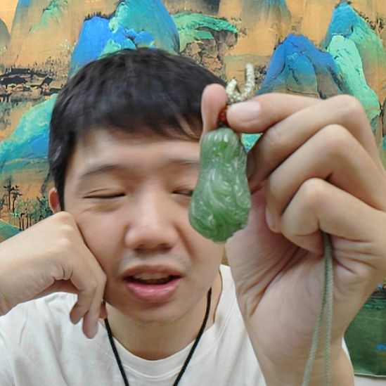 安***然和田玉未镶嵌颈饰