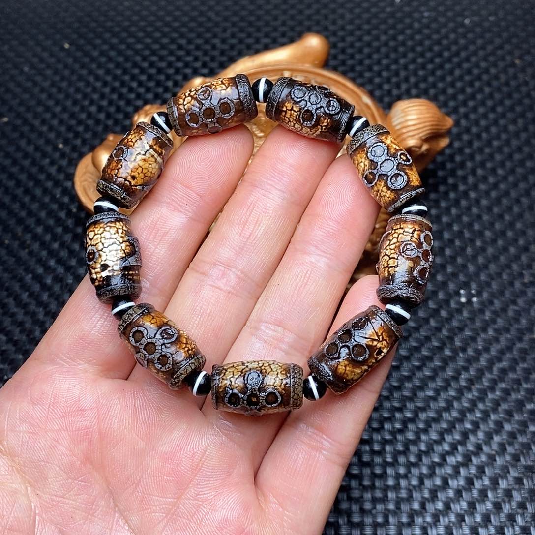 玛瑙/玉髓手链未镶嵌史**例