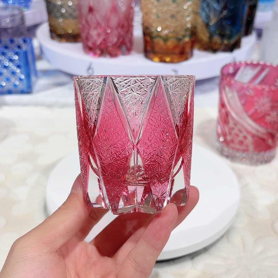 水晶高脚杯微瑕福利通宝工艺品