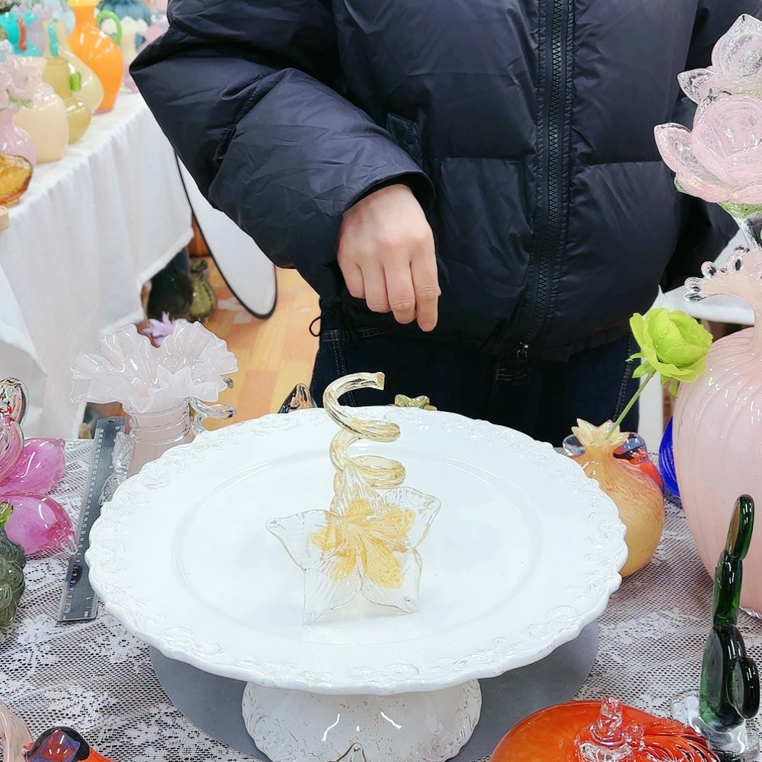 福利不退不换琉璃花瓶艺术品