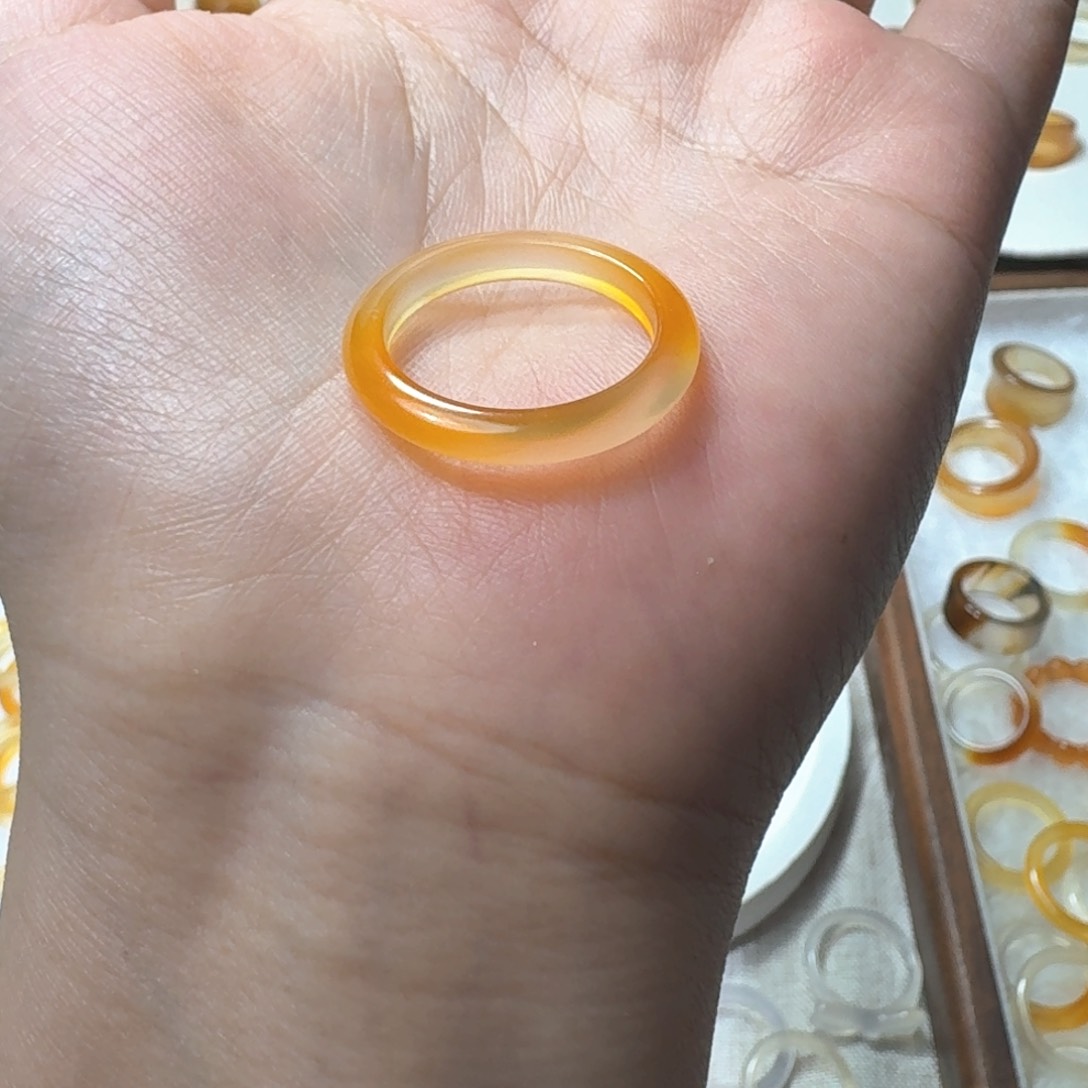 未镶嵌戒指玛瑙/玉髓451港19-20