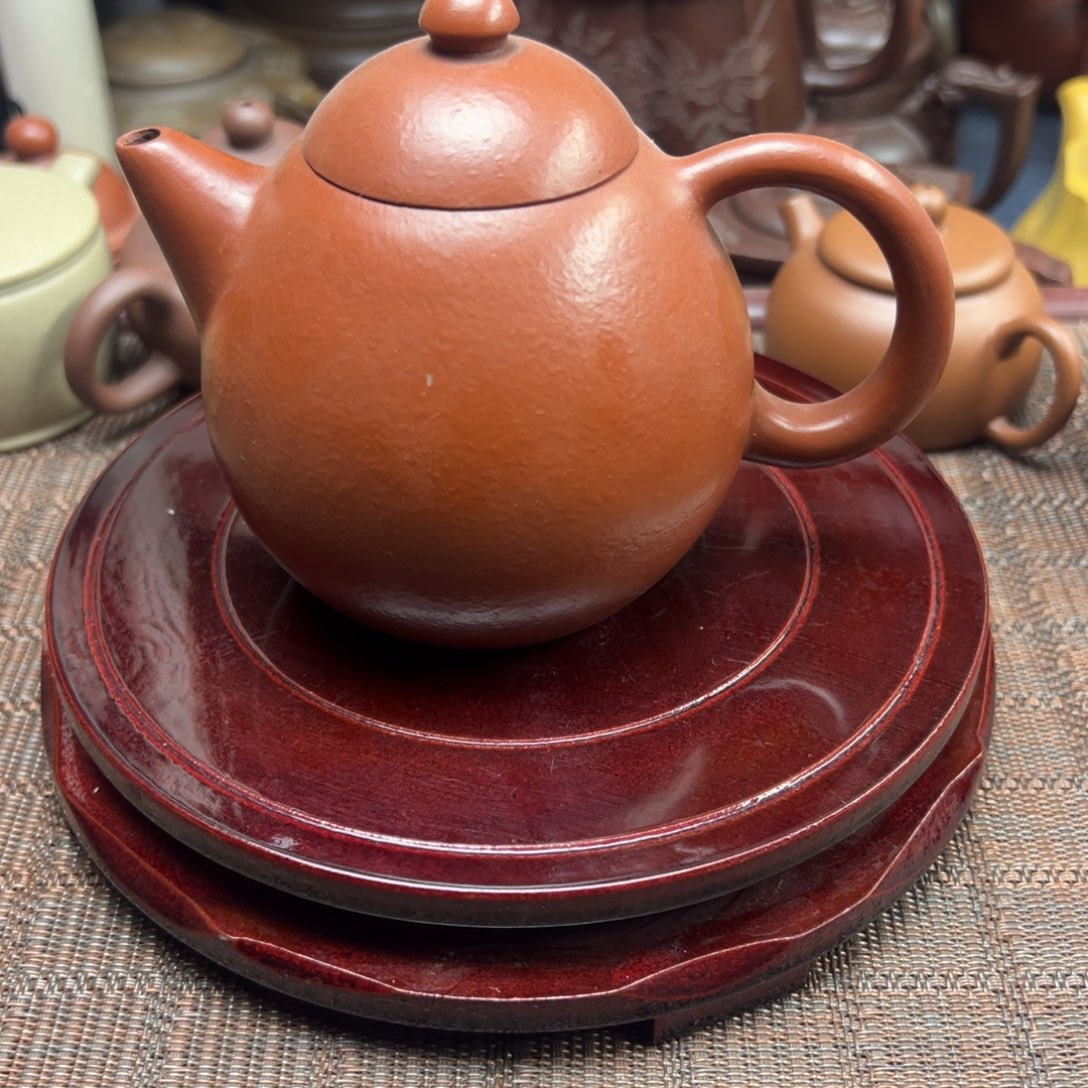 紫砂茶壶宜兴原矿紫砂壶350毫升容量养过