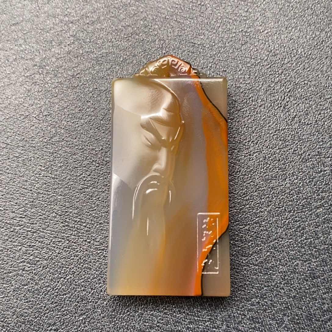 玛瑙/玉髓吊坠(不含链)未镶嵌