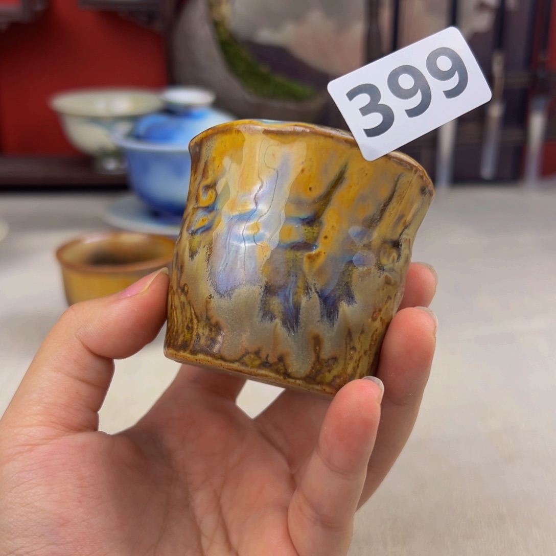 杯子纯手工柴烧主人杯