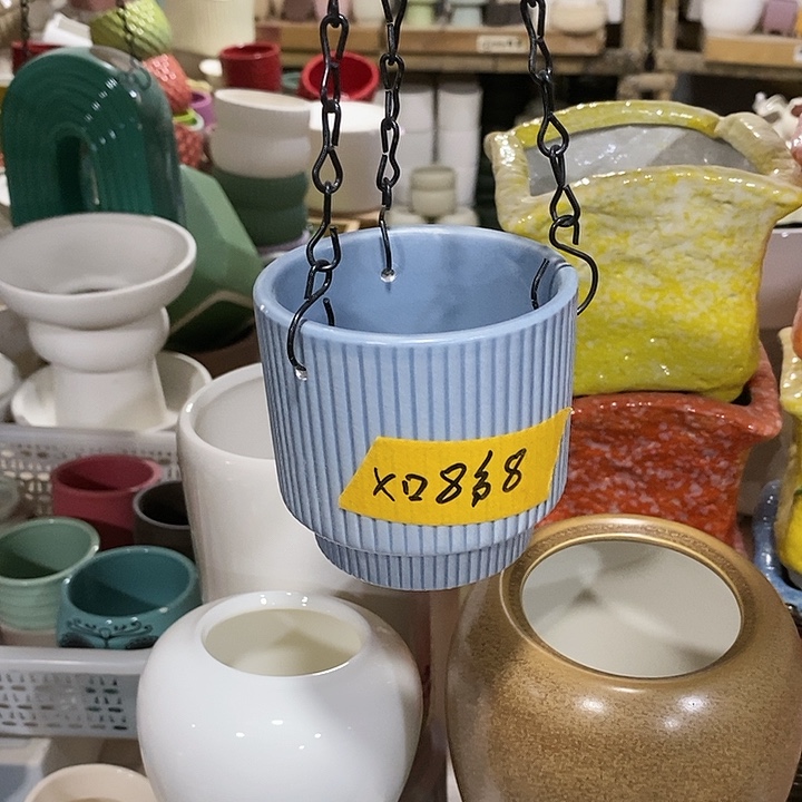 摆件陶陶盆有孔 瑕疵介意勿拍