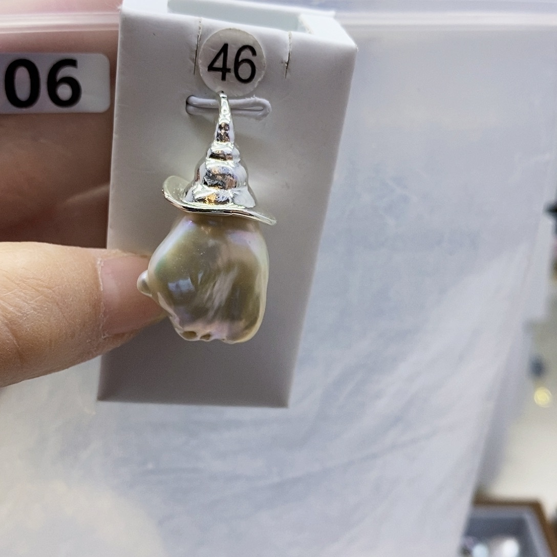 颈饰合金淡水珍珠