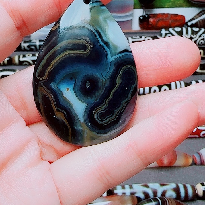 玛瑙/玉髓合金珠宝半成品