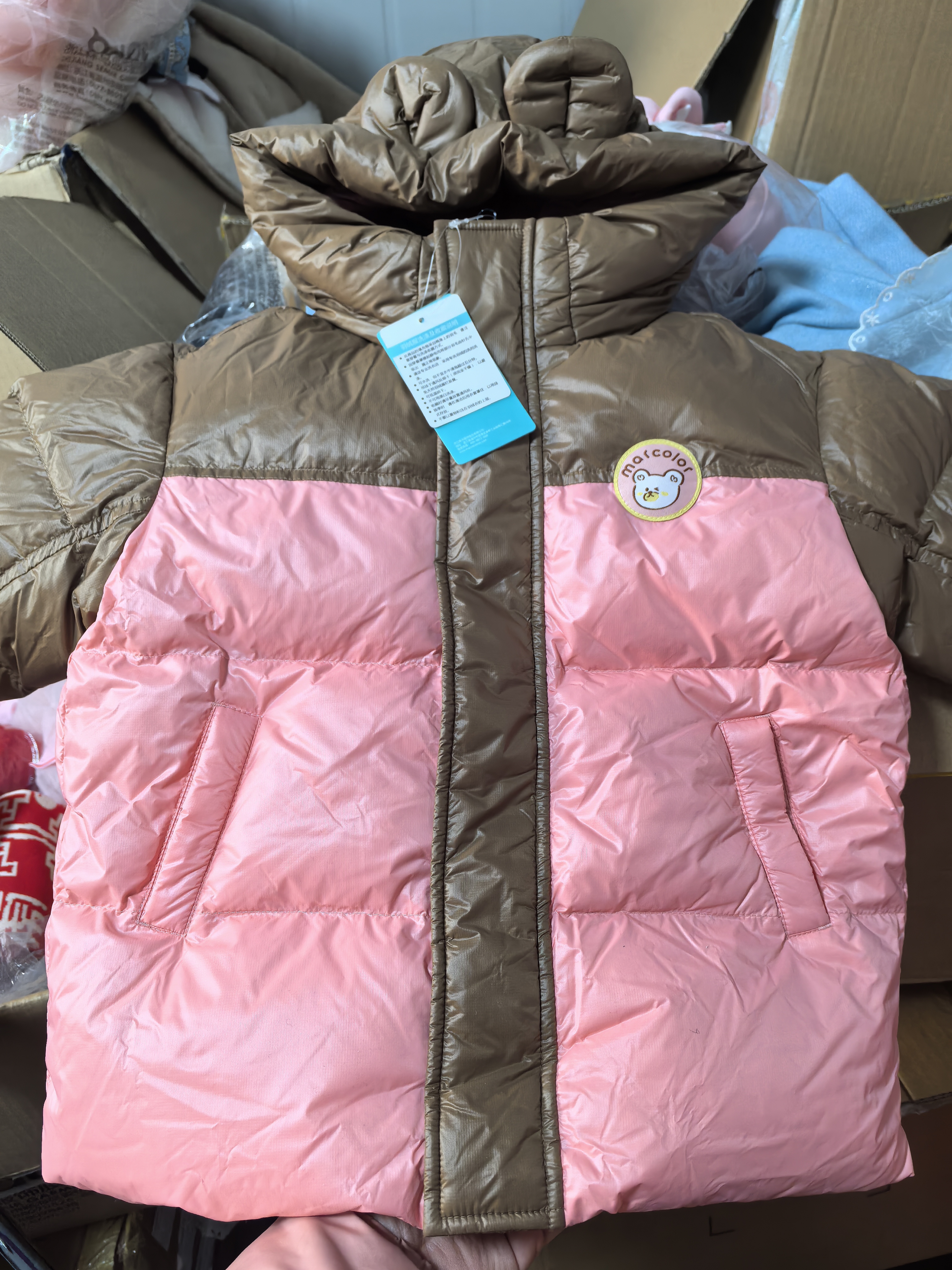马家90码男女宝厚羽绒服（全新带吊牌）