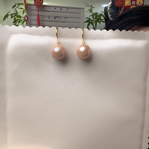淡水珍珠耳饰未镶嵌