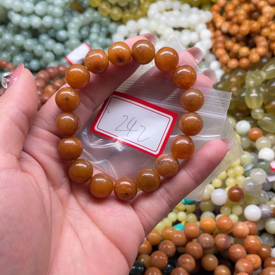 蛇纹石玉未镶嵌手串