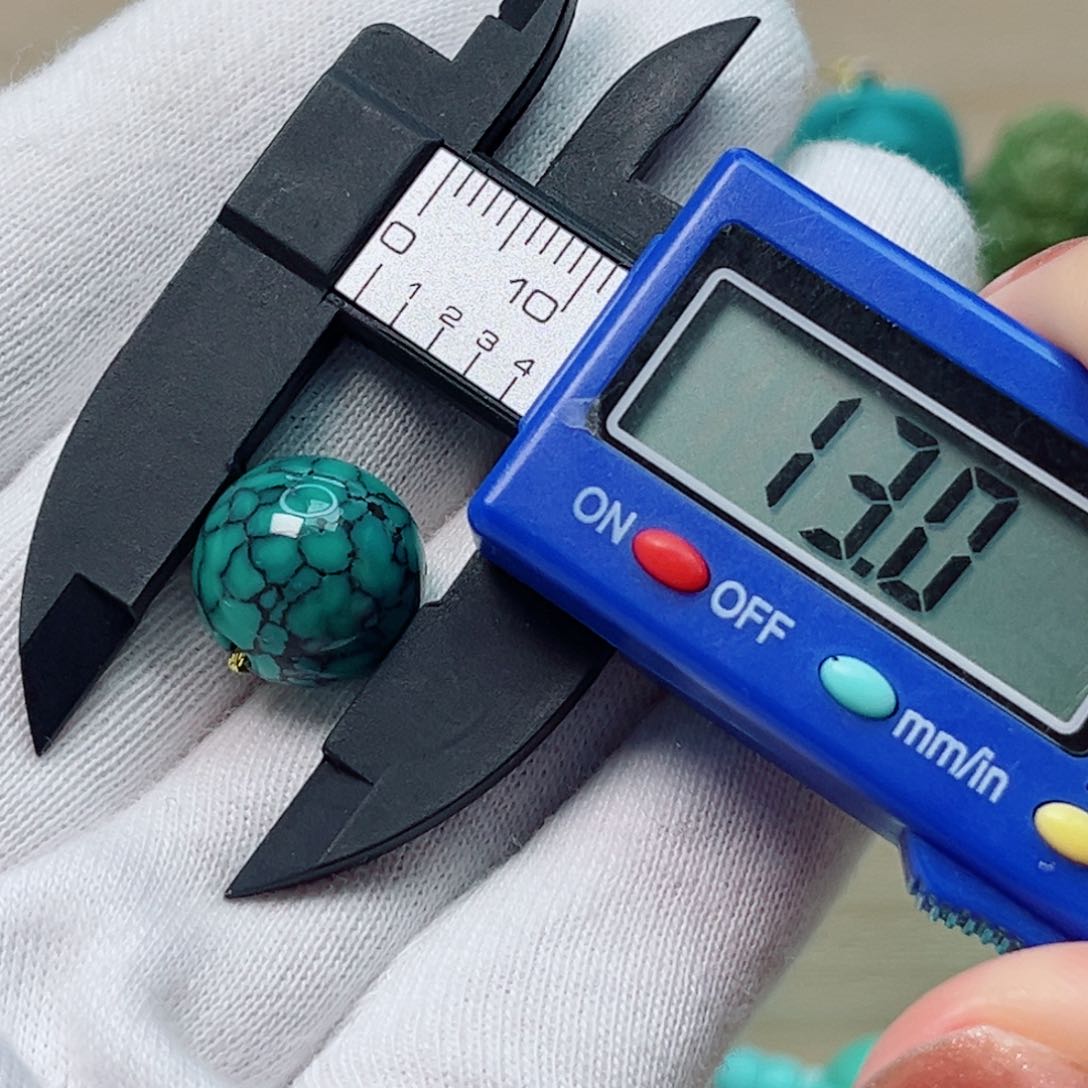 绿松石圆珠未镶嵌