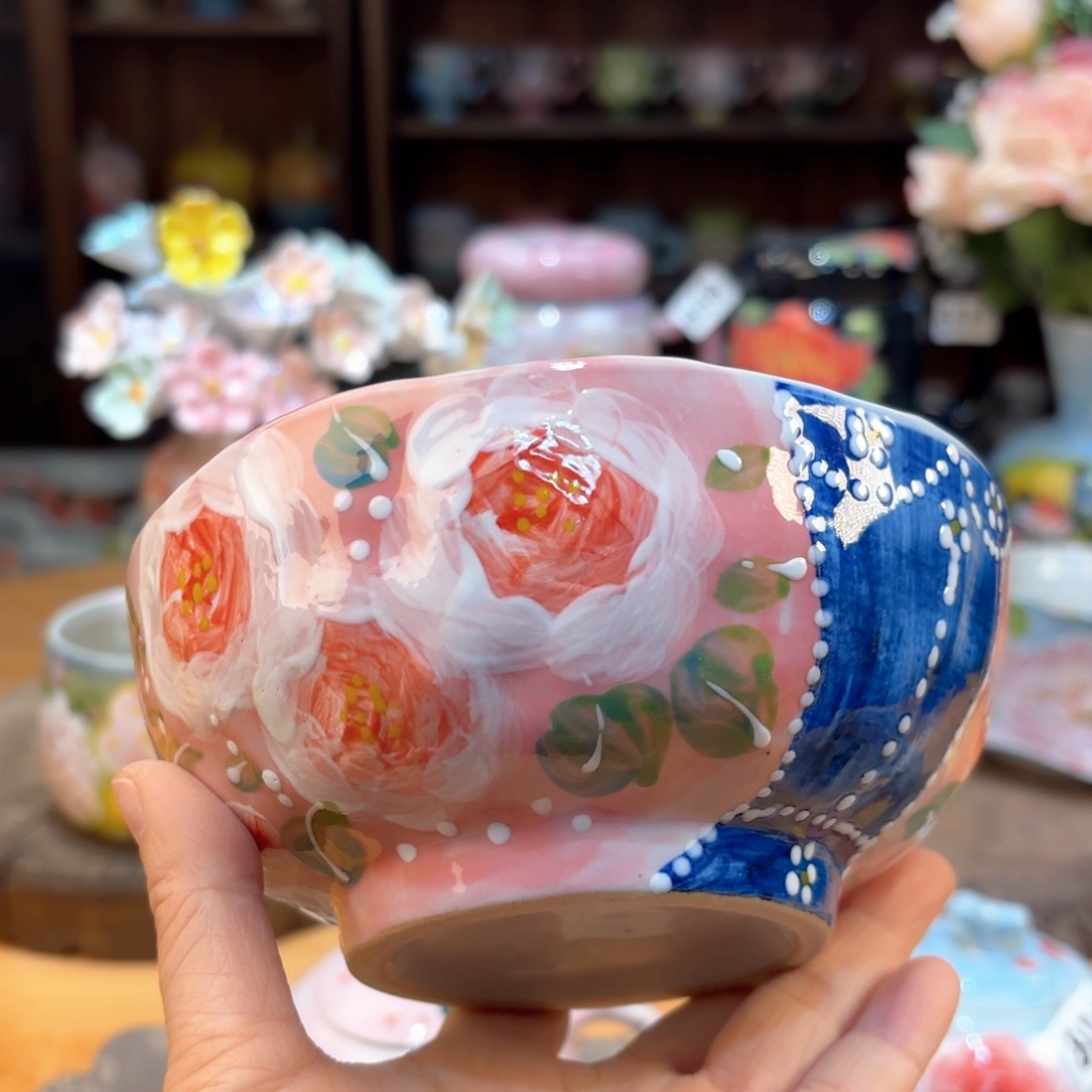 景德镇手绘高温釉下彩陶瓷茶具