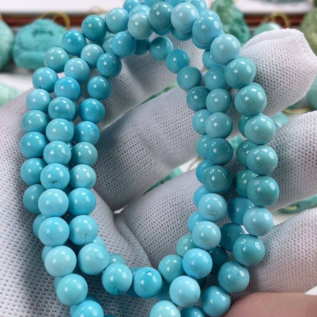 绿松石未镶嵌车挂尺寸7