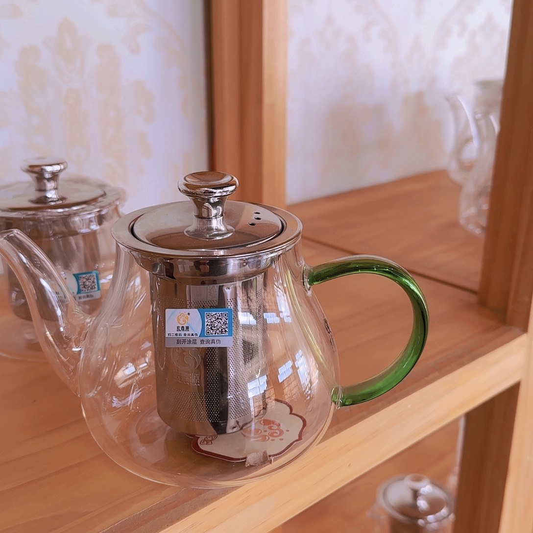 【闪购商品】高硼硅玻璃茶水分离H510绿钢