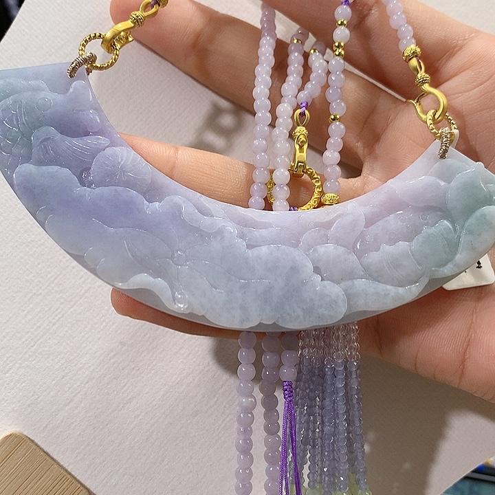 翡翠未镶嵌颈饰翡翠吊坠