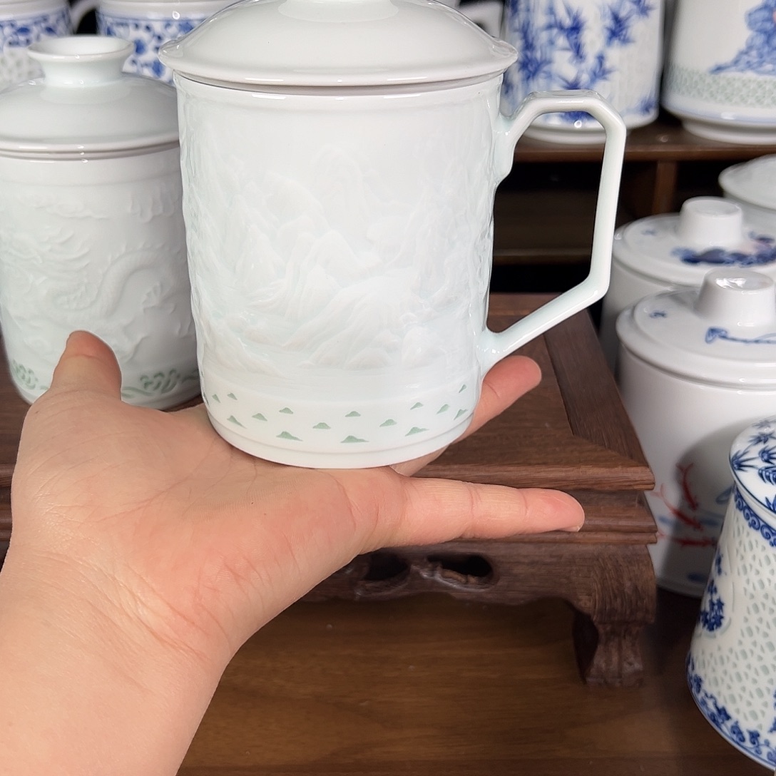 小***风景德镇高温陶瓷办公杯陶瓷