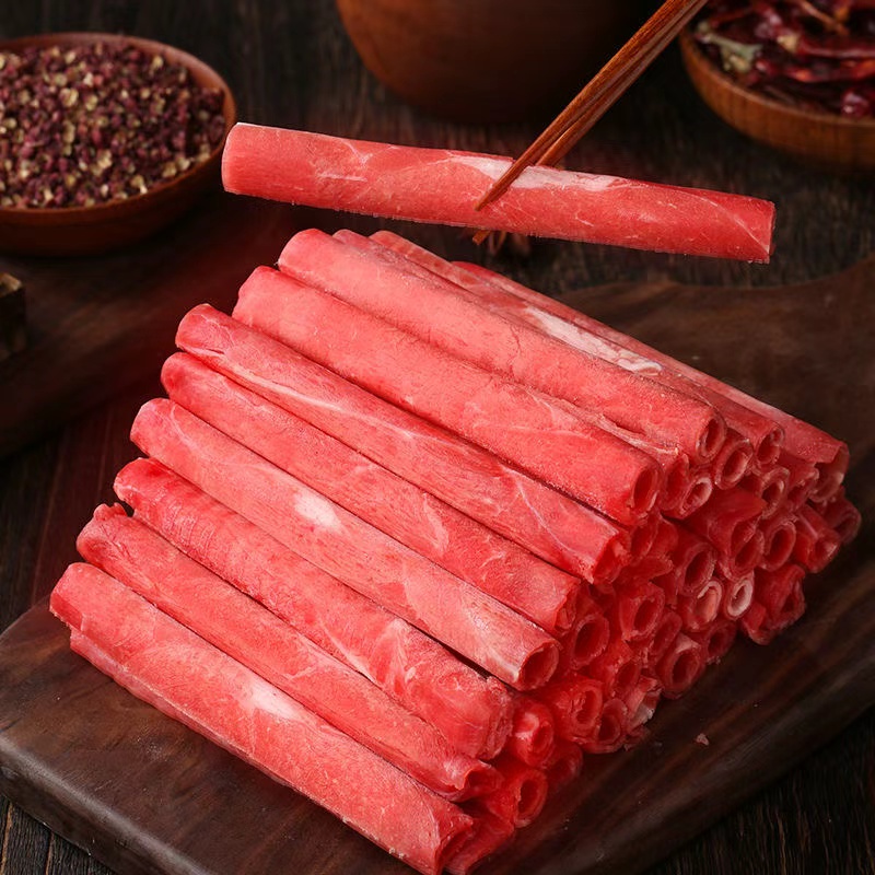 肥牛卷清真 【拍3袋送2袋】 到手2斤 谷饲 肥牛卷 涮火锅 适合火锅烤肉涮煮整切调理牛肉卷 顺丰冷链