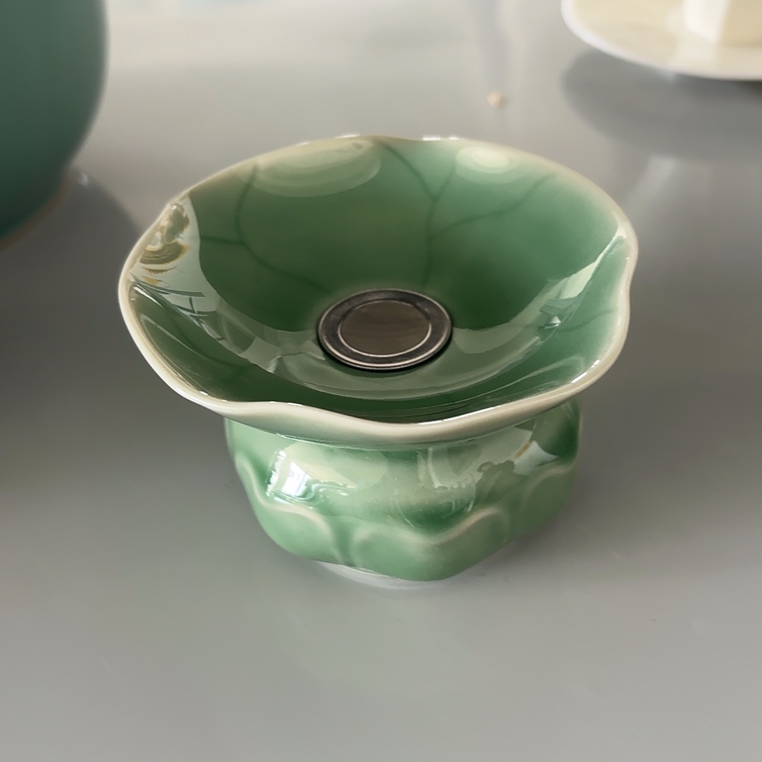 龙泉云间青瓷小米茶器