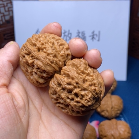 文玩核桃把件大*平谷凹底41