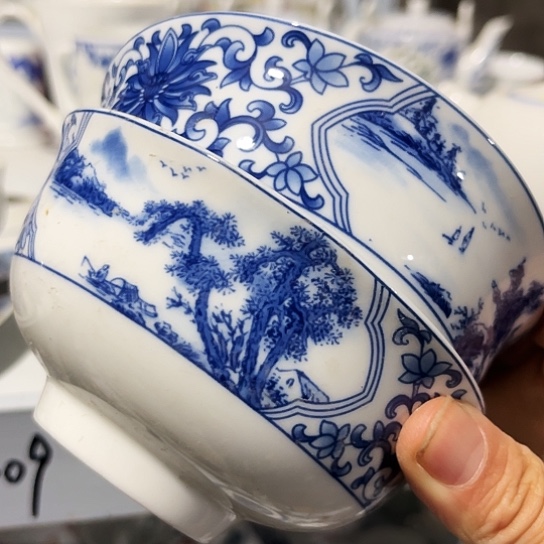 盘4.5寸碗两个陶瓷陶瓷