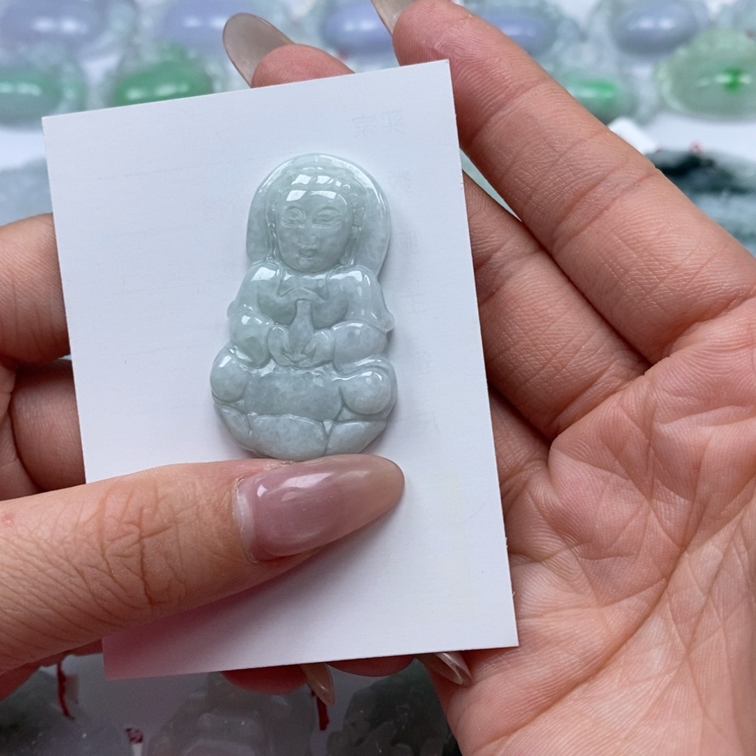 颈饰未镶嵌翡翠天然翡翠a货