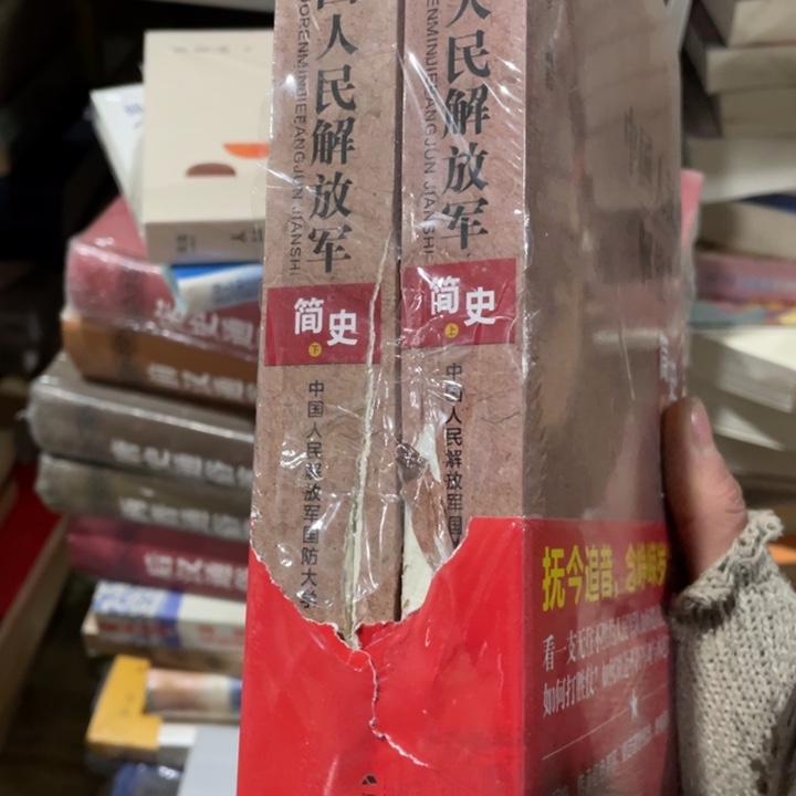 中国人民解放军简史全两册微瑕介意勿拍