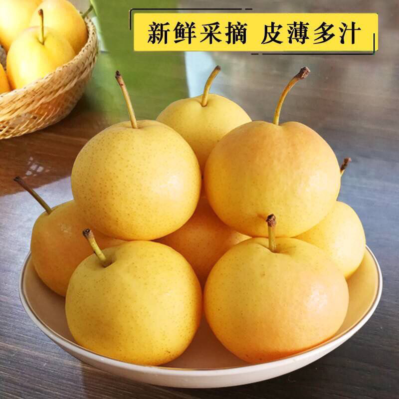 东北特产鞍山南果梨老品种老味道新鲜水果香甜多汁皮薄肉厚