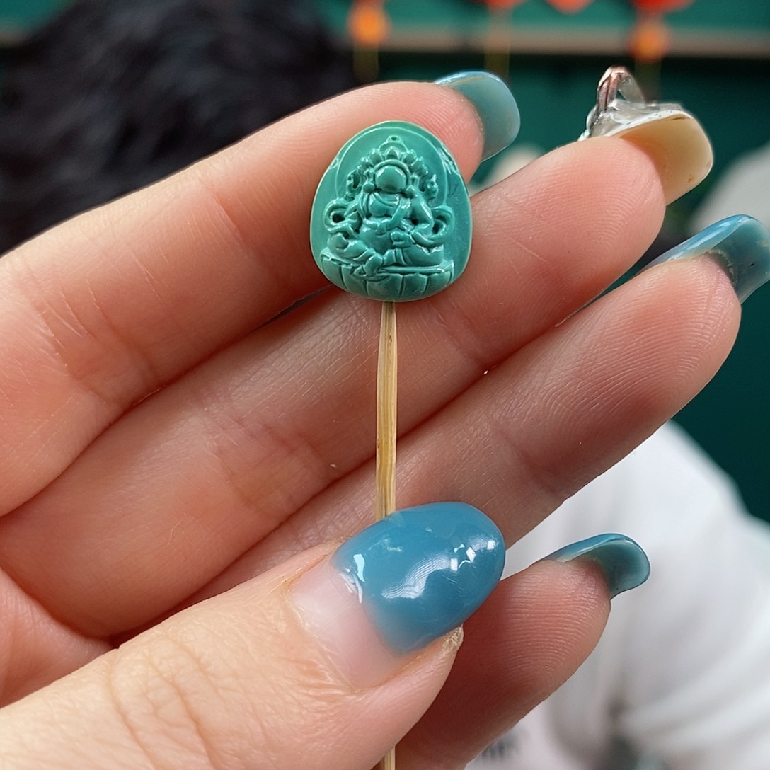 绿松石珠宝奇石未镶嵌