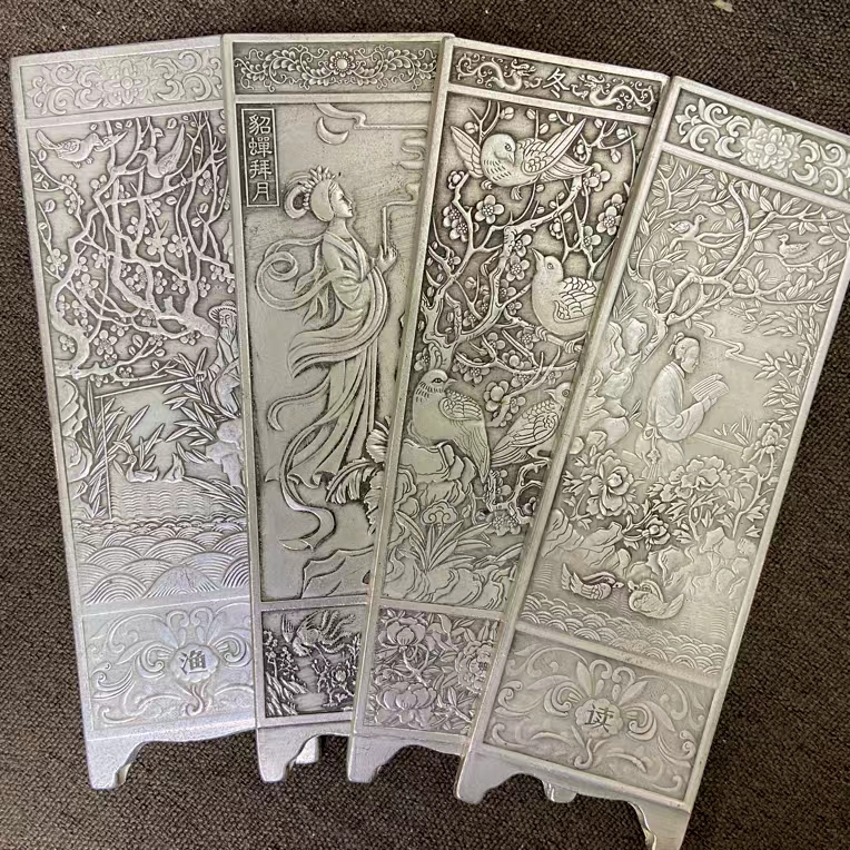 牌子桌面摆件仿古随机发