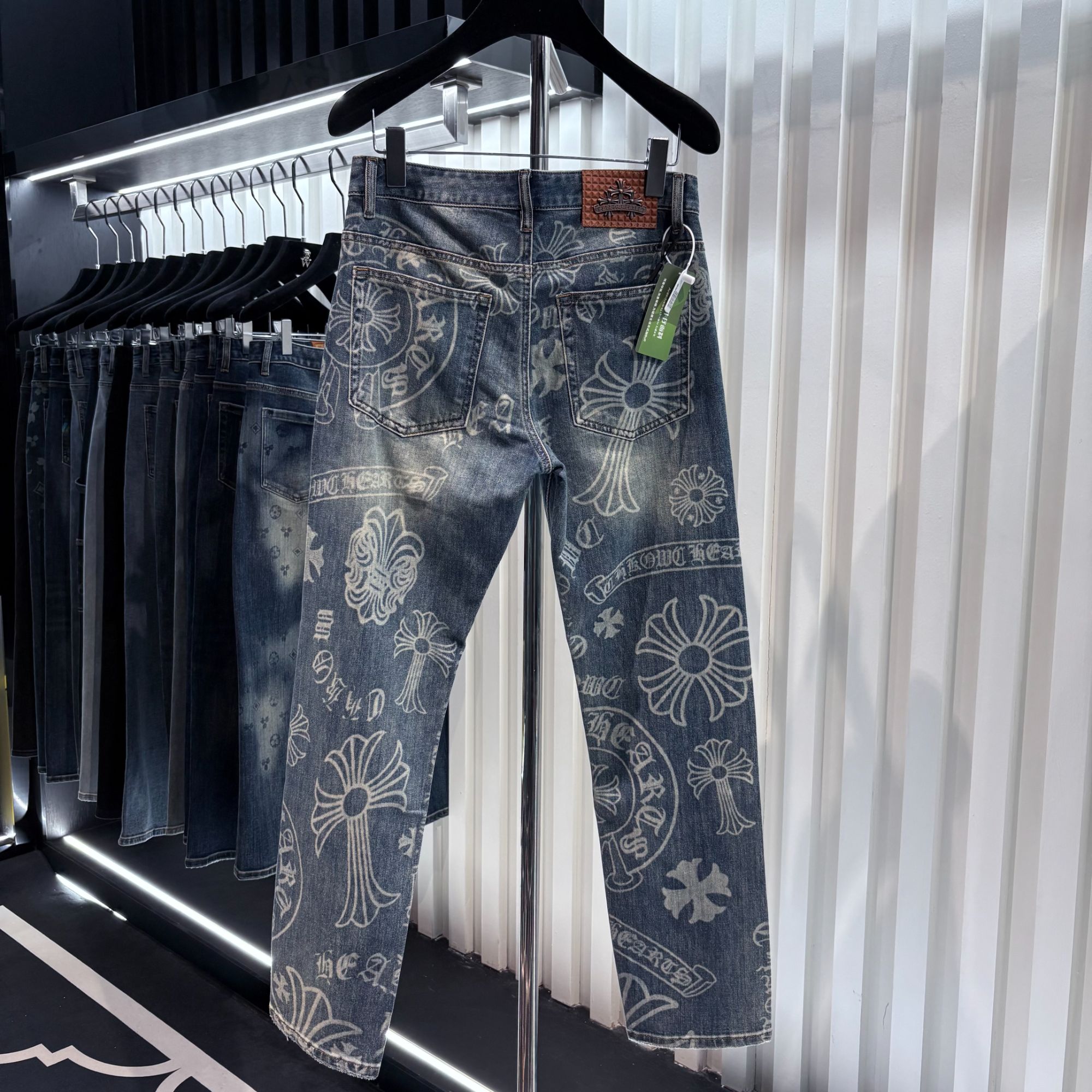 【灼灼专属】2025春季新款轻奢高定百搭牛仔裤（77066）