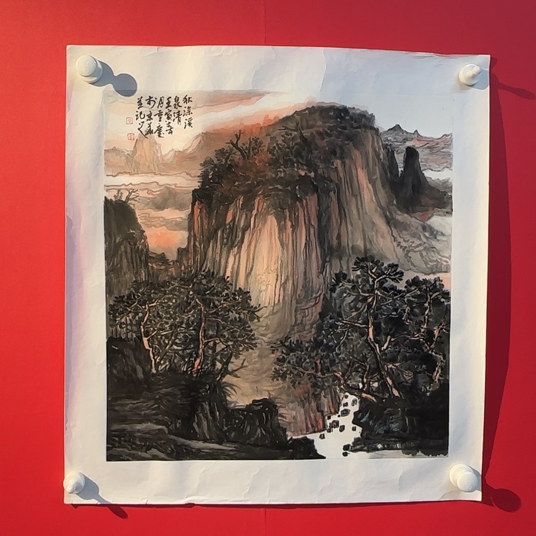 陈***哥国画老师精品作品欣赏