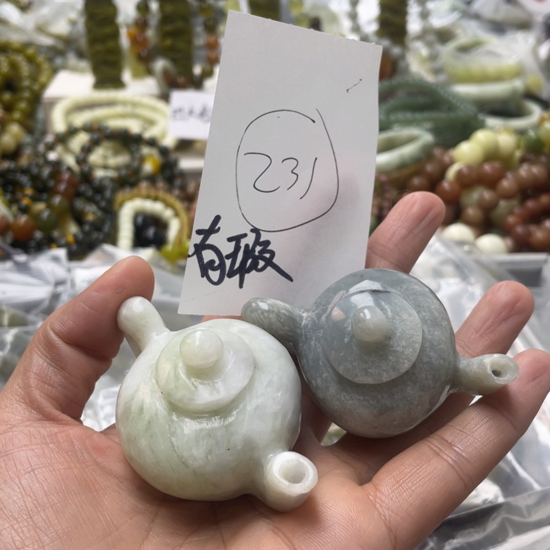 蛇纹石玉手链未镶嵌