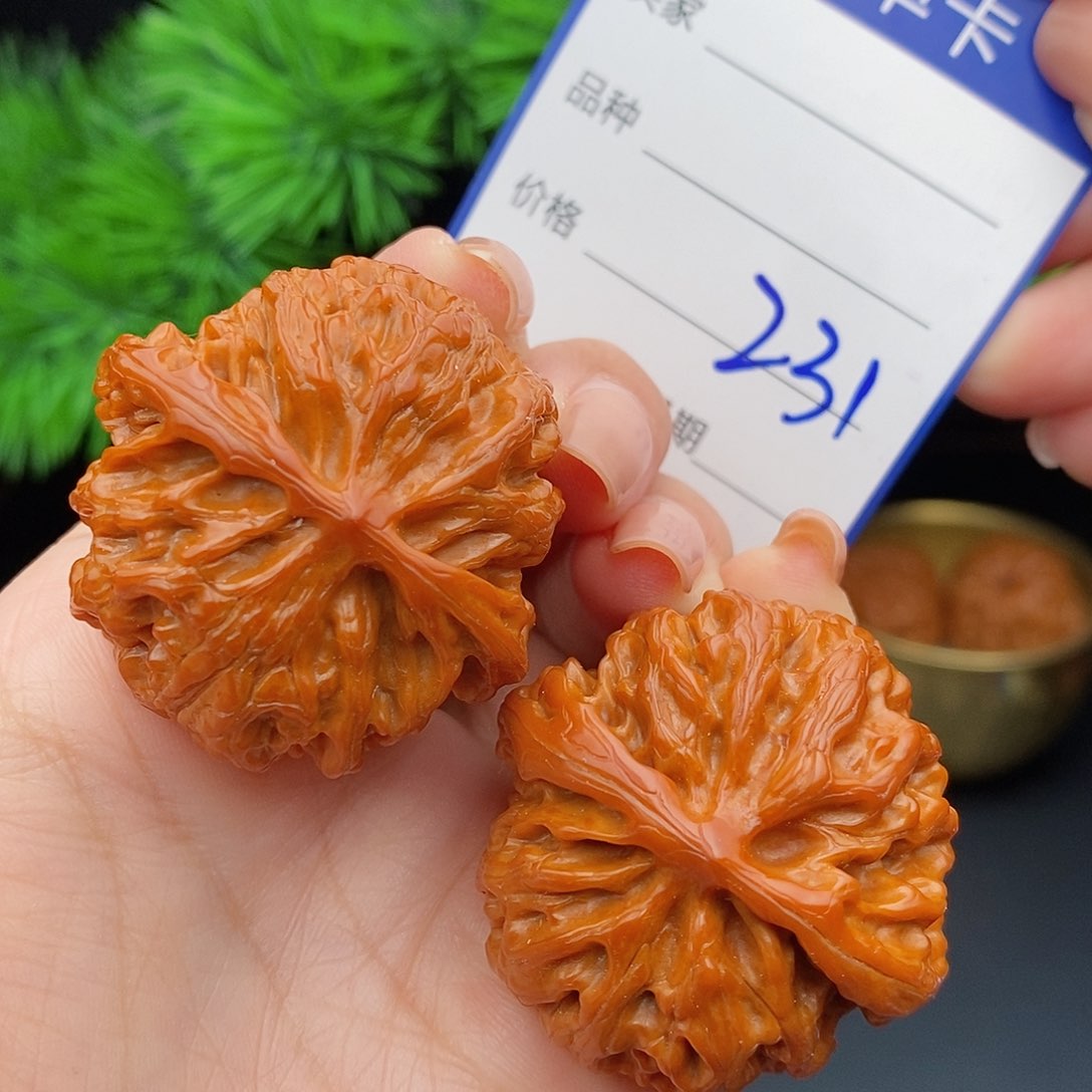 文玩核桃把件40苹果231