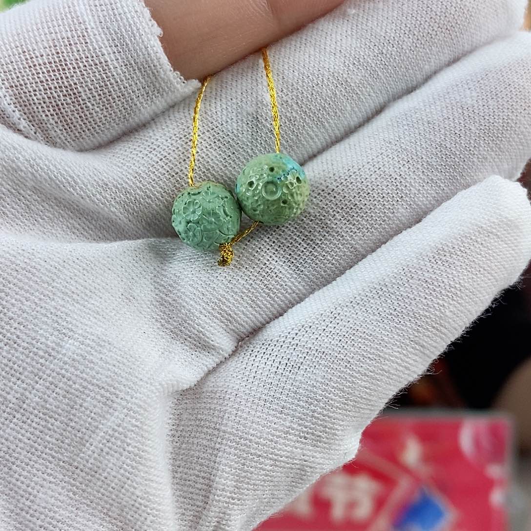 绿松石珠宝奇石未镶嵌