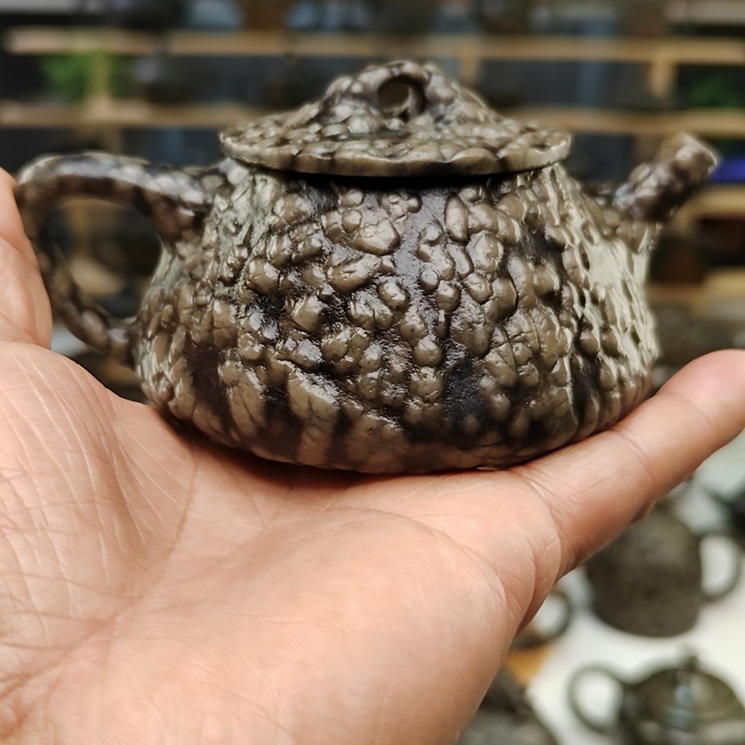 铁***情米粒玉养生壶石瓢