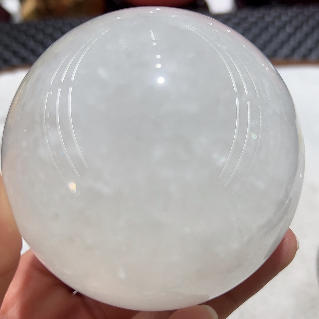 水晶水晶球摆件未镶嵌7.6c m