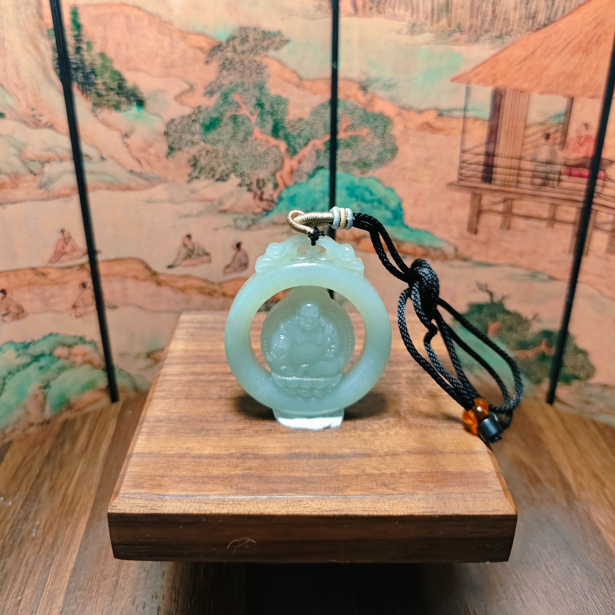 R和田玉佛公吊坠1100