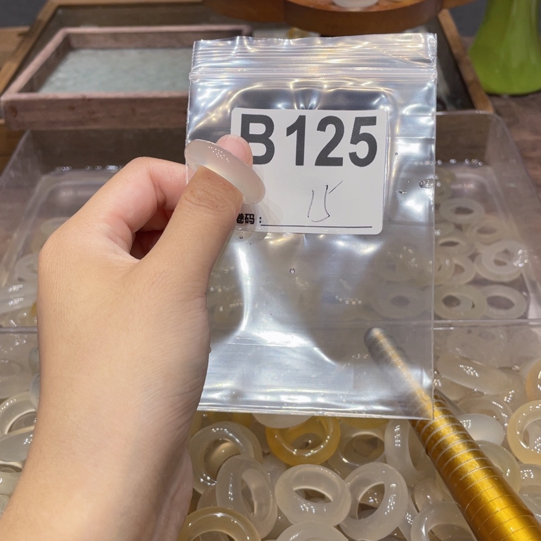玛瑙/玉髓未镶嵌戒指125