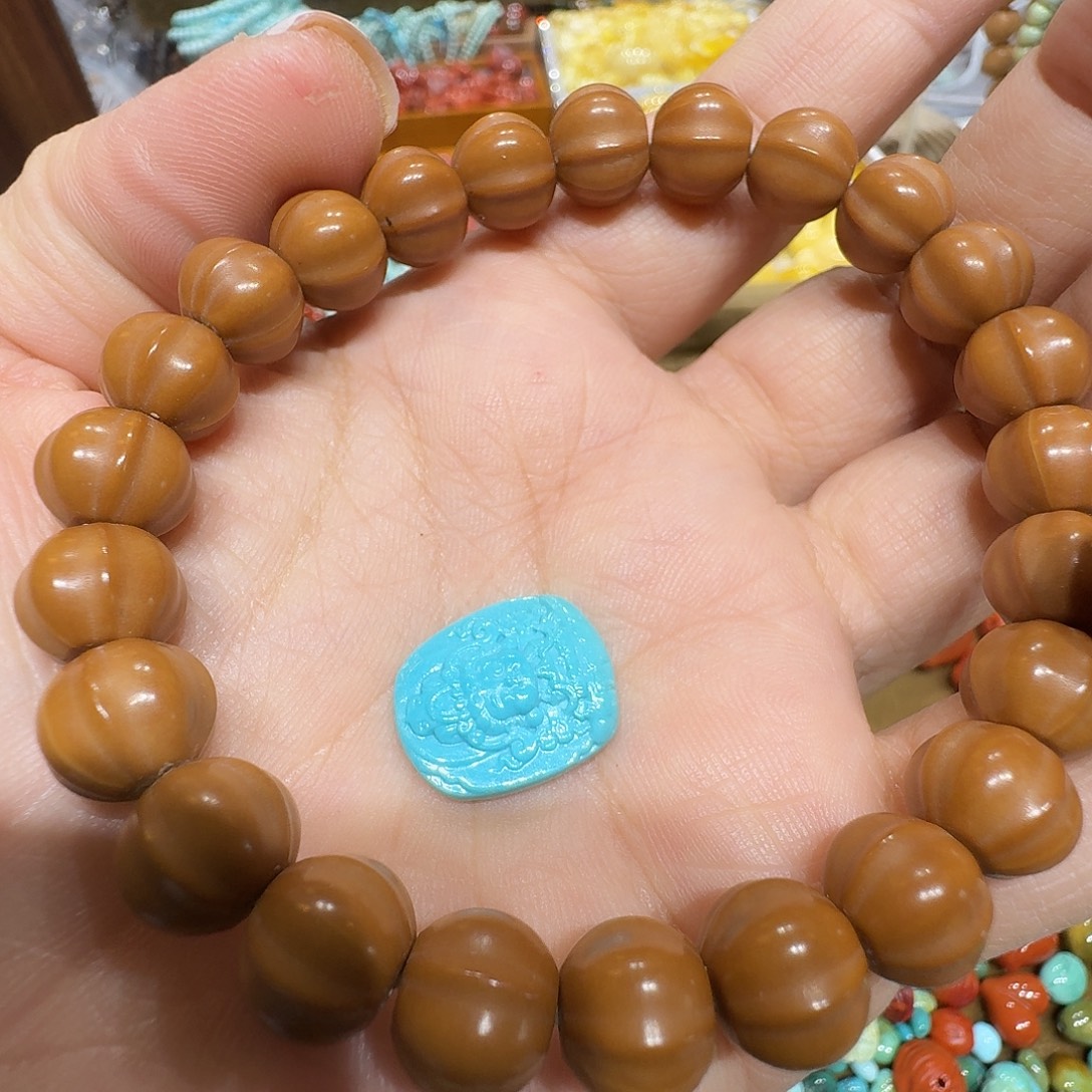 ****噗猴头核桃手串猴头