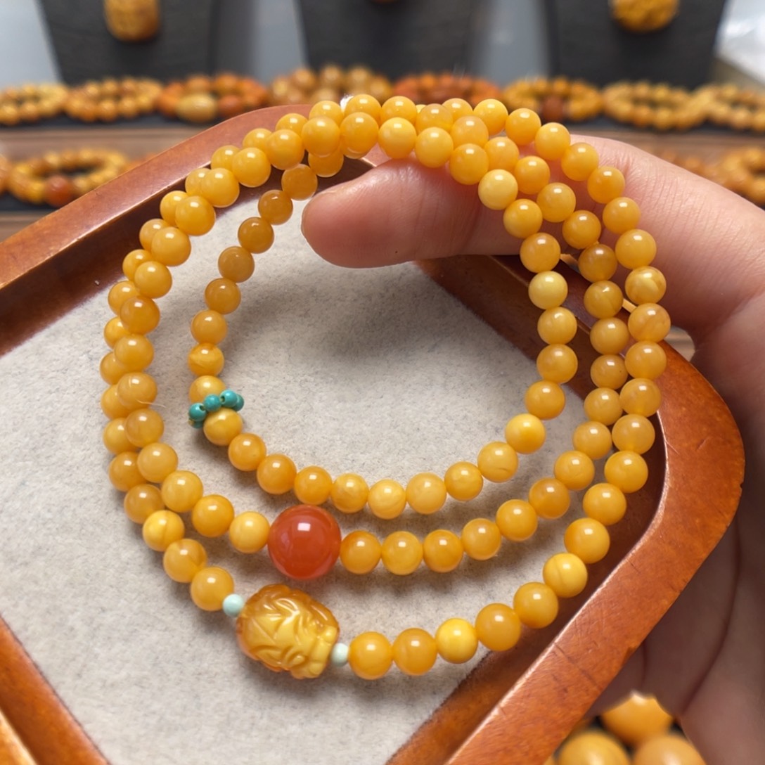 蜜蜡未镶嵌手链蜜蜡