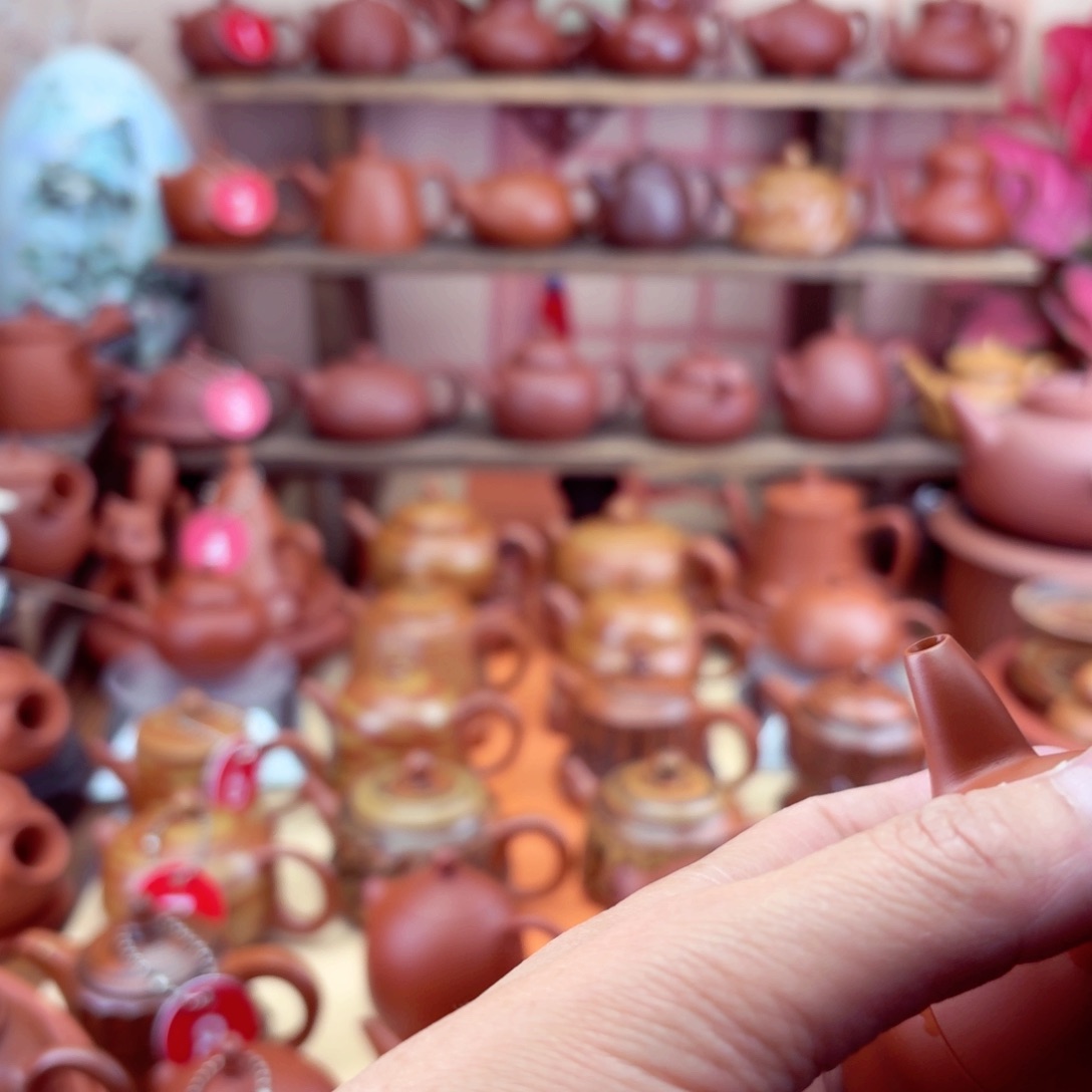 紫砂茶壶葫芦1 05 cc手拉