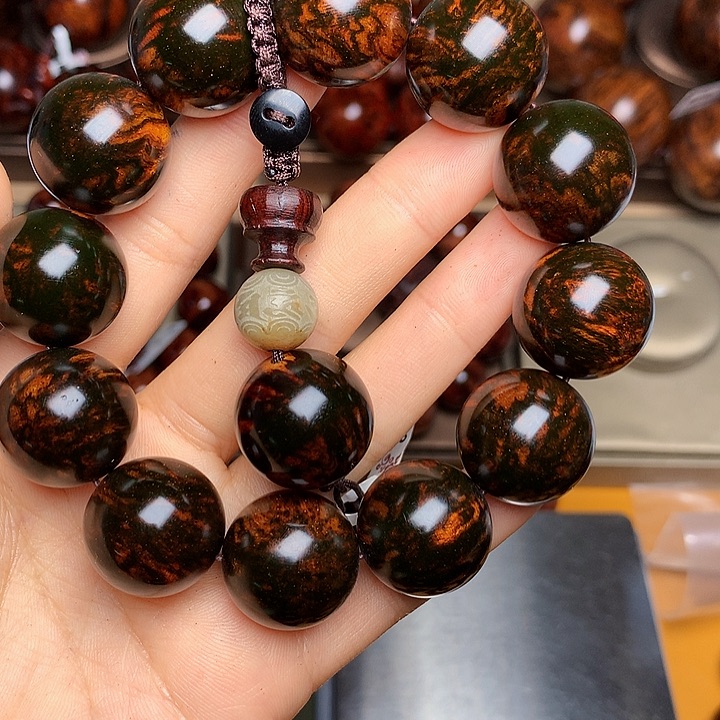 花梨木类手串/手链老挝花梨风化料土埋料油料老干料2.0