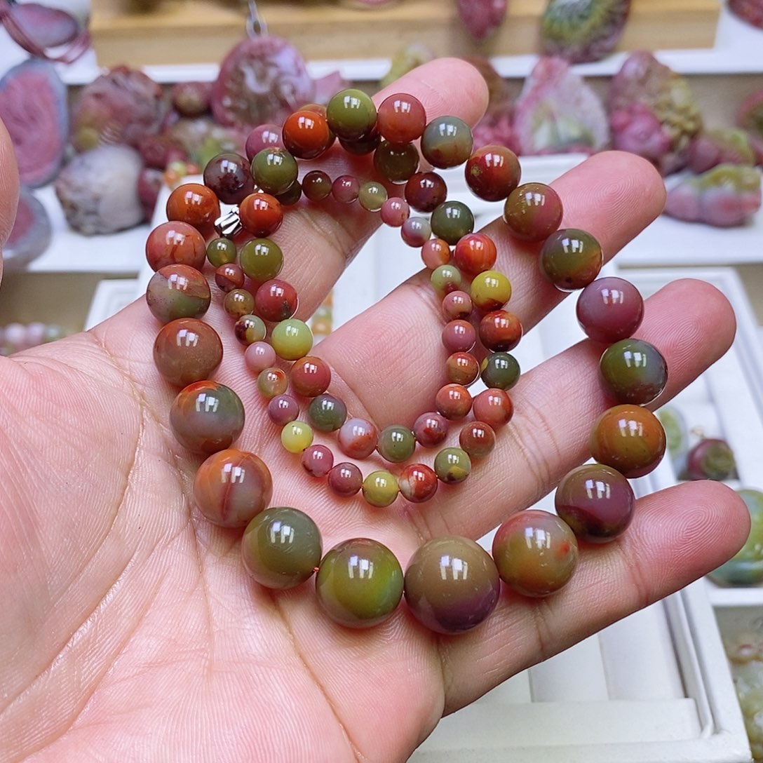 玛瑙/玉髓盐源玛瑙未镶嵌疏**滟