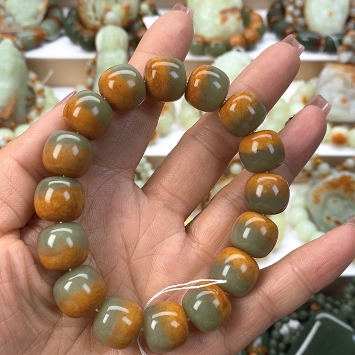 【闪购商品】透闪石质玉手串未镶嵌