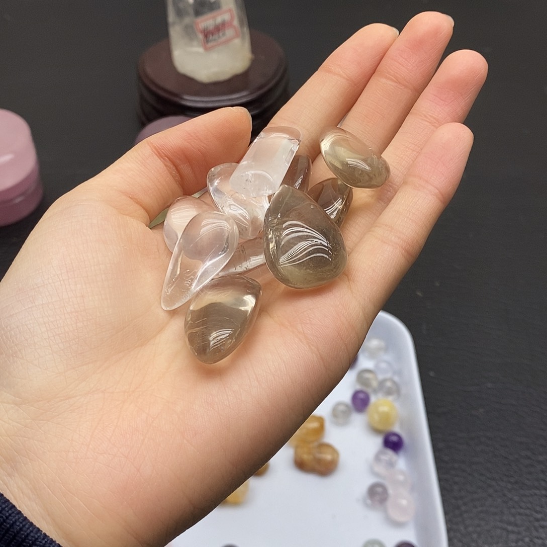 水晶珠宝半成品未镶嵌37水晶石