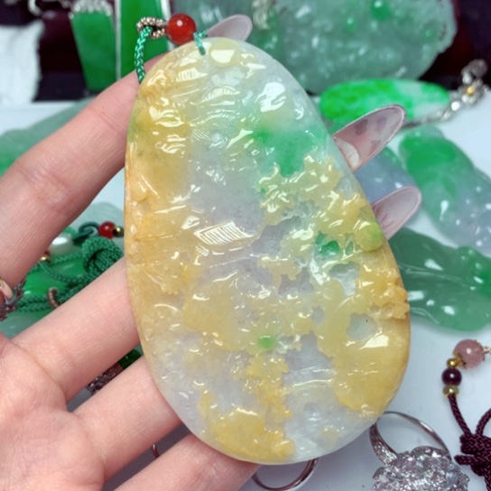 翡翠吊坠(不含链)未镶嵌