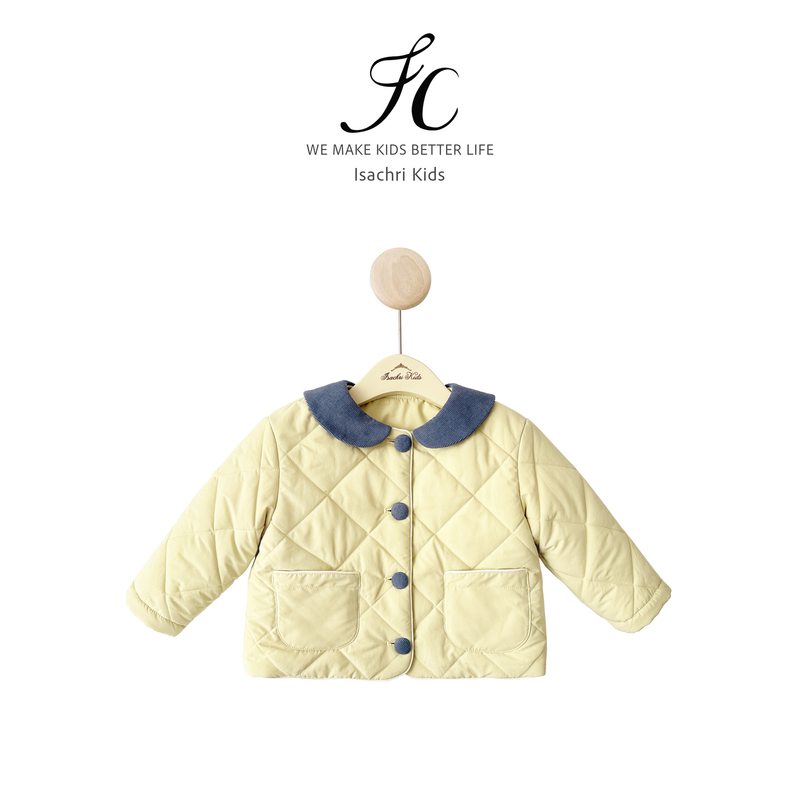 晶晶家【现发】奶酪包儿童冬款加绒萌娃外套秋冬季女童外套 IS822