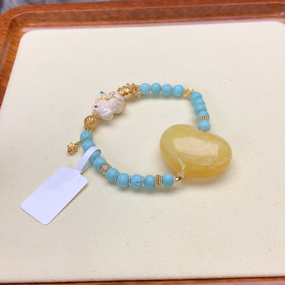 琥珀吊坠(不含链)未镶嵌