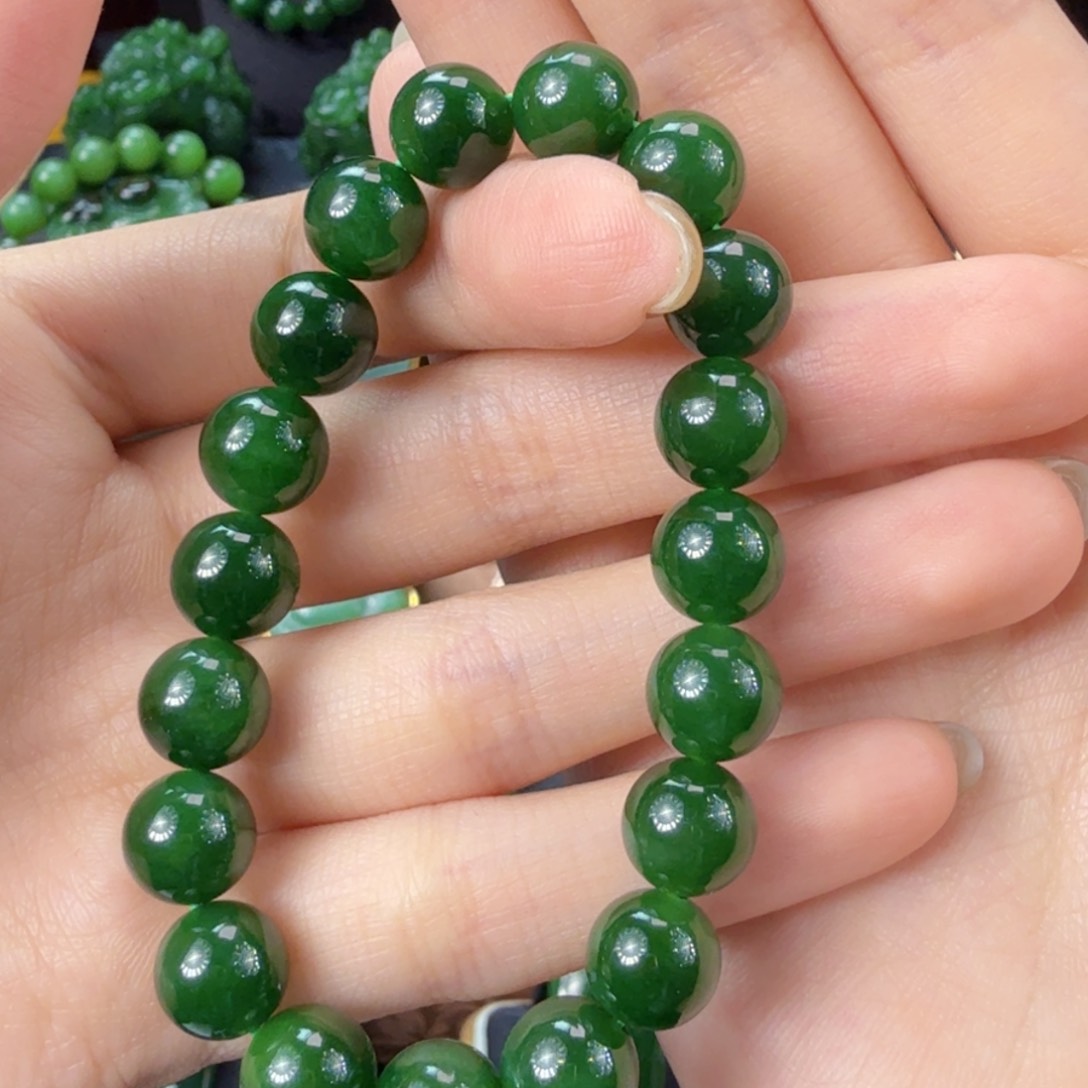 和田玉（碧玉）手串未镶嵌